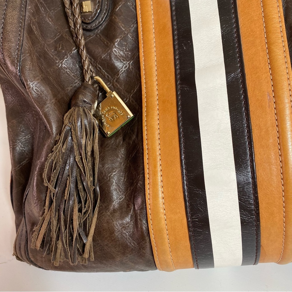 Lamb Fadeout Leather Stripe Purse - Picture 12 of 15